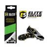 Round Elite Soccer Laces Lime Green